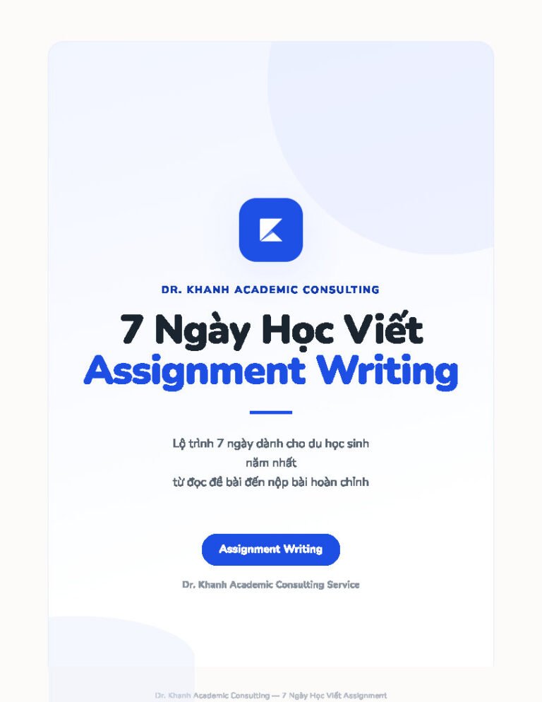 7 Ngày Học Viết Assignment